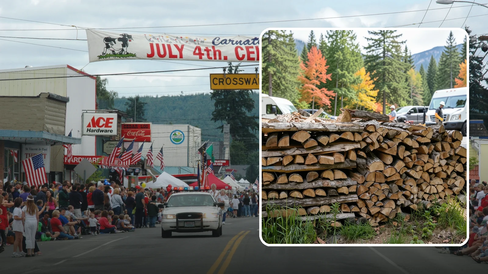 RV Campground Firewood in Carnation, King County, WA - Bulk and bundled firewood supply for RV parks and campgrounds throughout the region.
