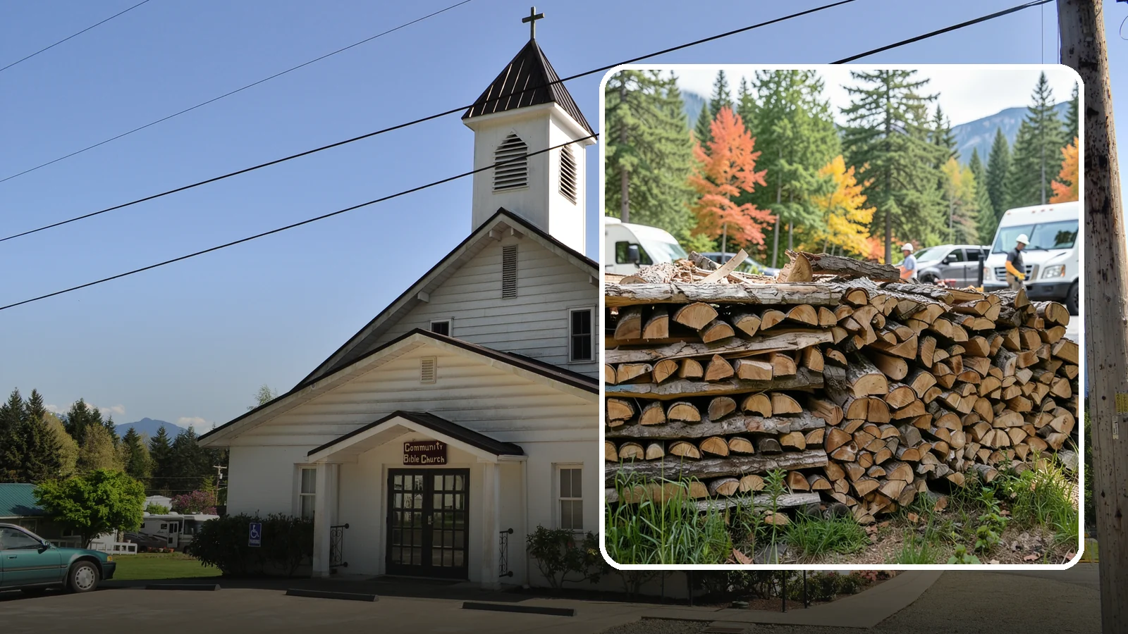 RV Campground Firewood in Concrete, Skagit County, WA - Bulk and bundled firewood supply for RV parks and campgrounds throughout the region.