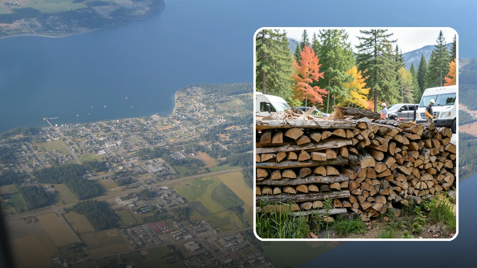 RV Campground Firewood in Coupeville, Island County, WA - Bulk and bundled firewood supply for RV parks and campgrounds throughout the region.