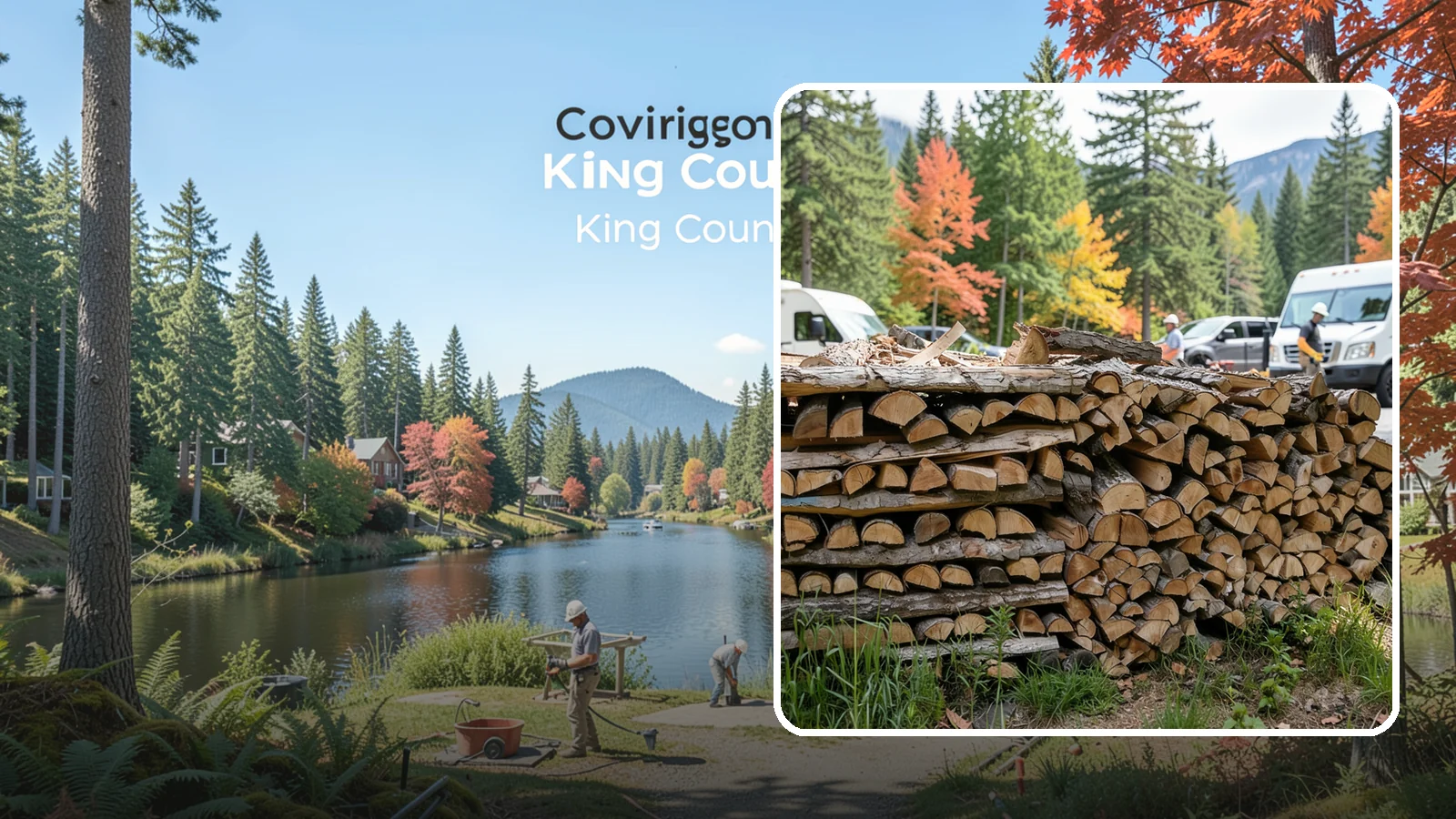 RV Campground Firewood in Covington, King County, WA - Bulk and bundled firewood supply for RV parks and campgrounds throughout the region.