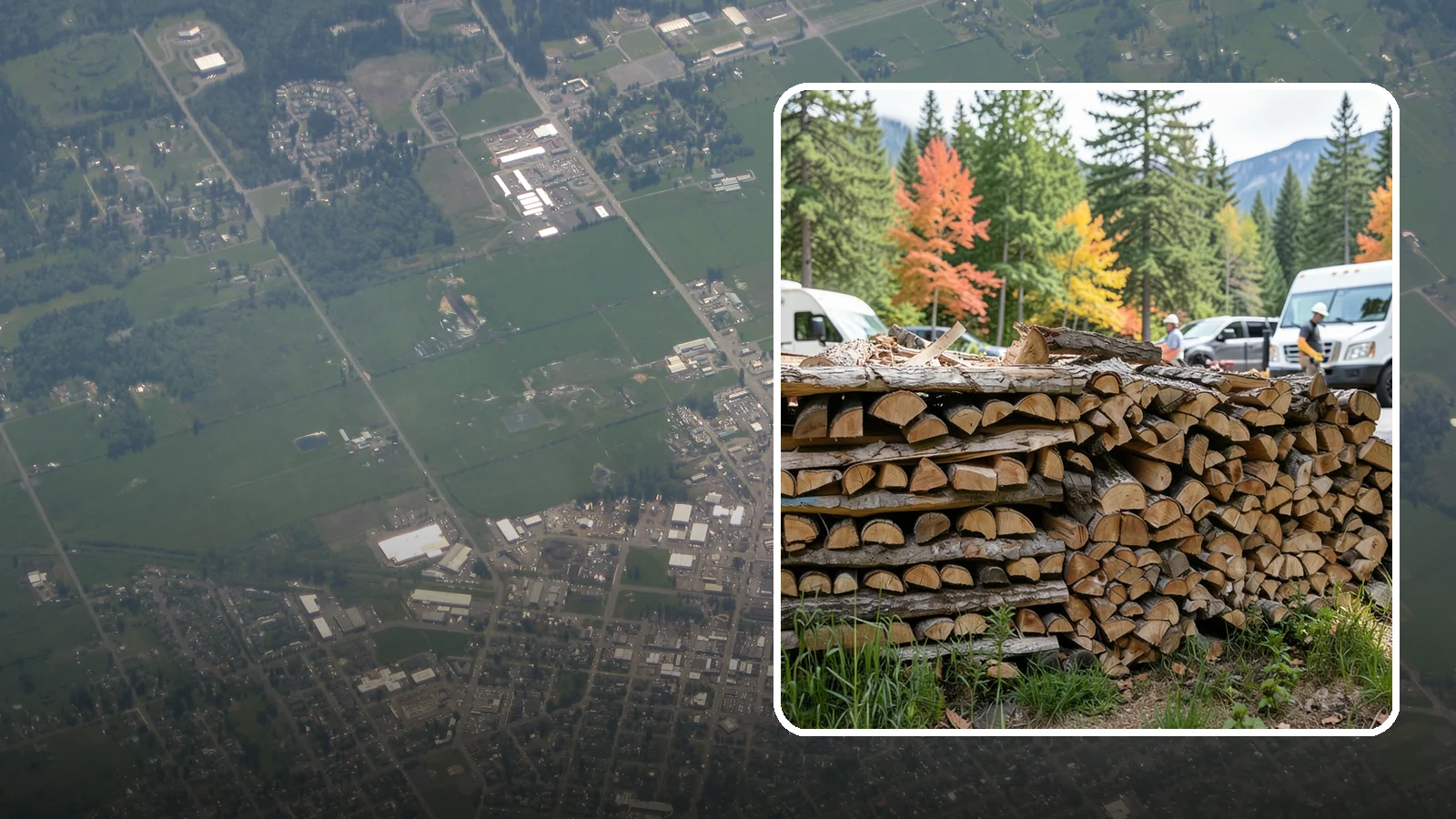 RV Campground Firewood in Enumclaw, King County, WA - Bulk and bundled firewood supply for RV parks and campgrounds throughout the region.