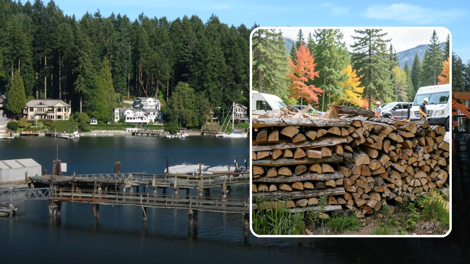 RV Campground Firewood in Gig Harbor, Pierce County, WA - Bulk and bundled firewood supply for RV parks and campgrounds throughout the region.