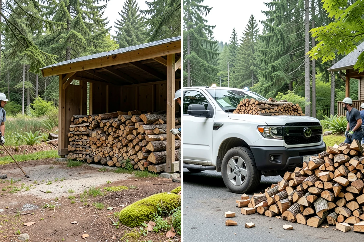 RV Campground Firewood in Gig Harbor, Pierce County, WA - We review your park size and seasonal occupancy