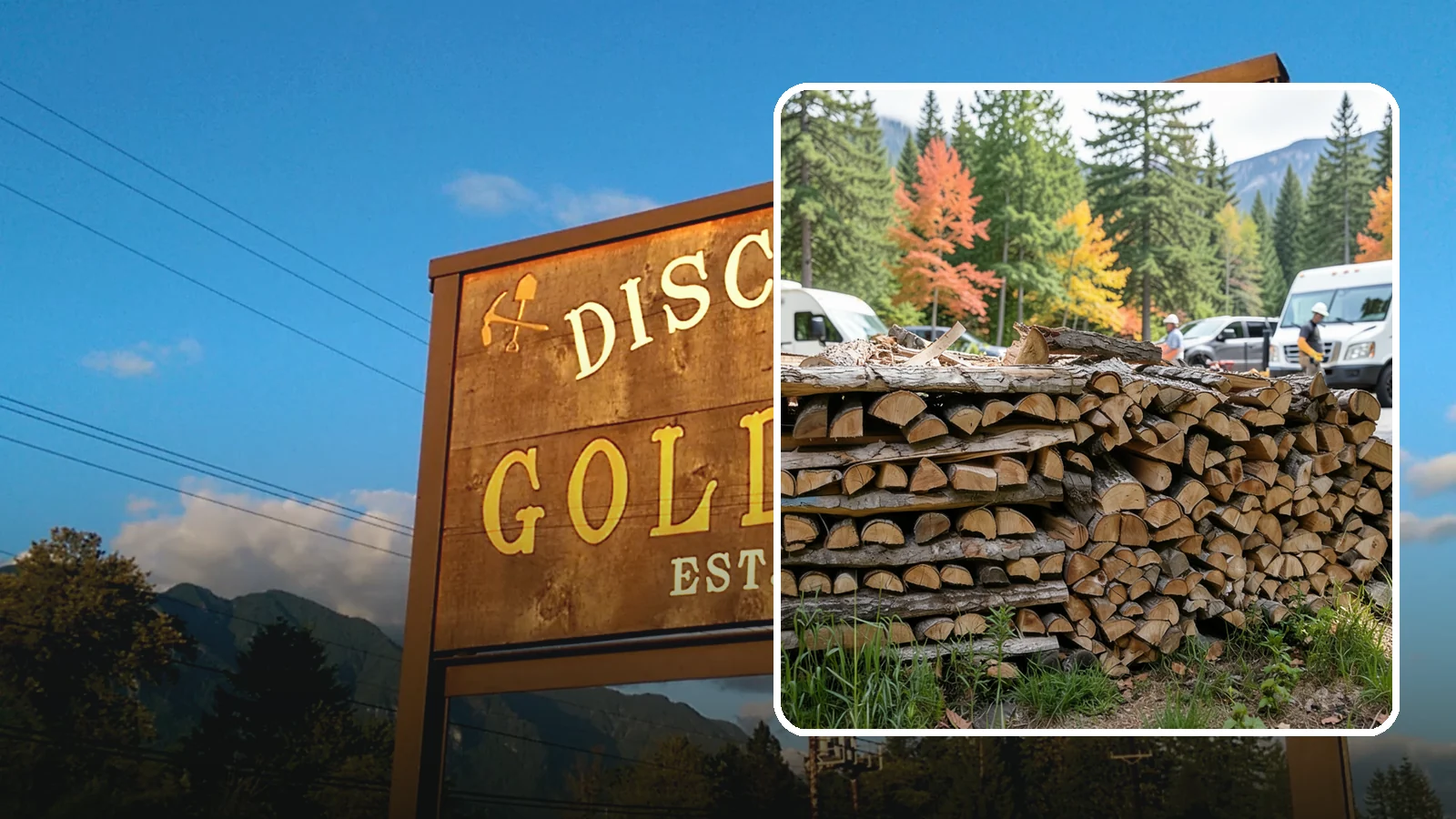RV Campground Firewood in Gold Bar, Snohomish County, WA - Bulk and bundled firewood supply for RV parks and campgrounds throughout the region.