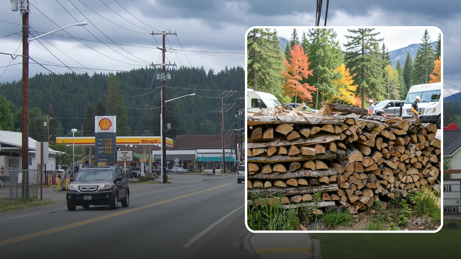 RV Campground Firewood in Granite Falls, Snohomish County, WA - Bulk and bundled firewood supply for RV parks and campgrounds throughout the region.