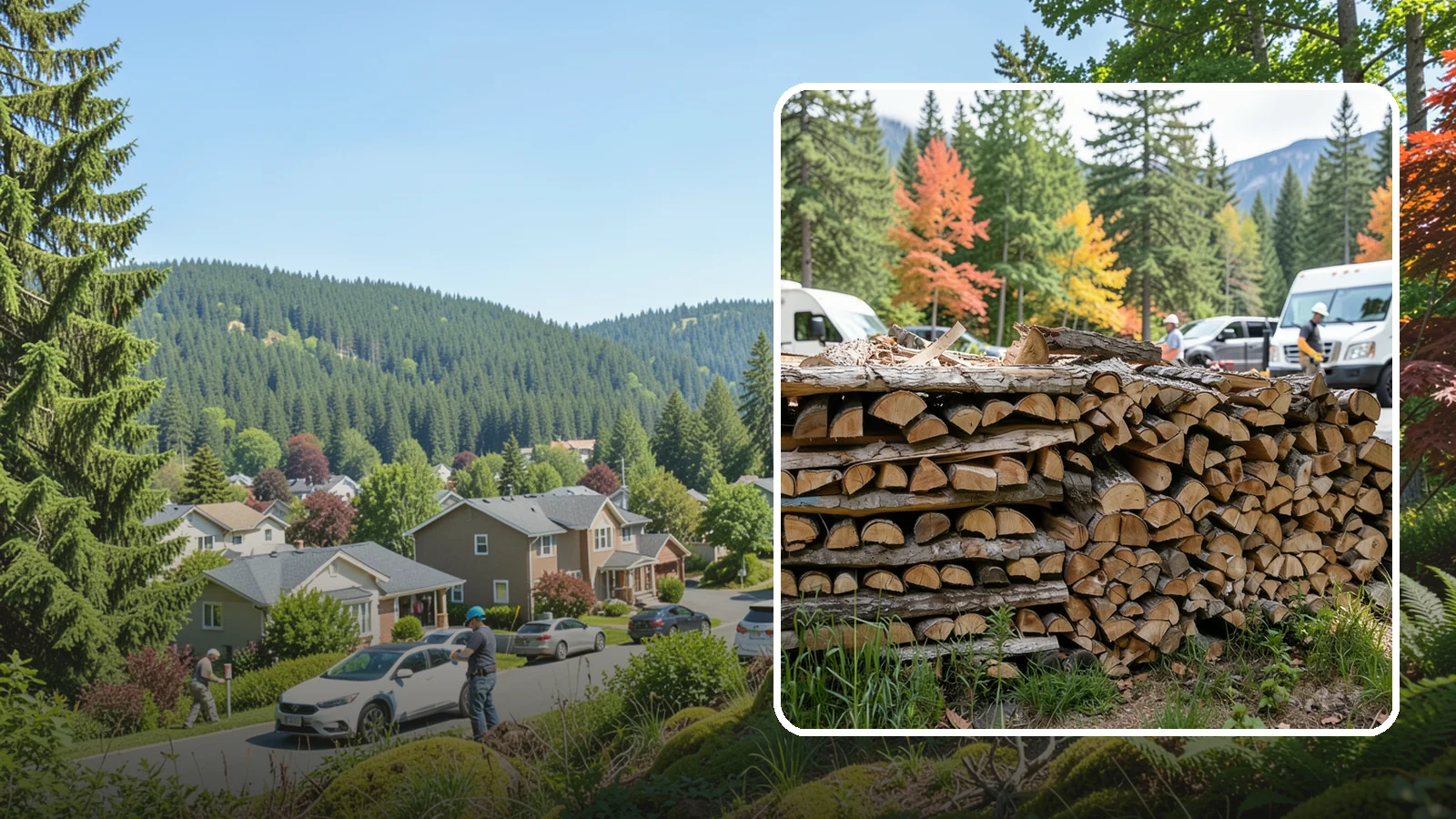 RV Campground Firewood in Index, Snohomish County, WA - Bulk and bundled firewood supply for RV parks and campgrounds throughout the region.