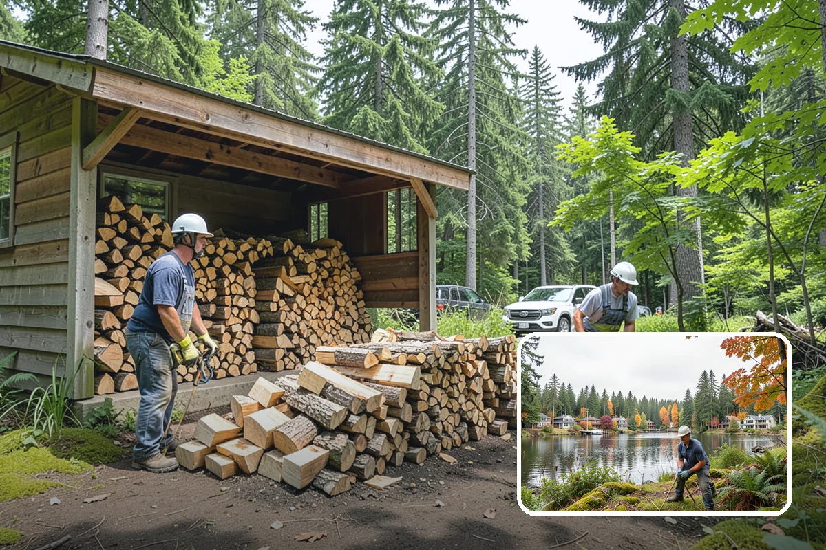 RV Campground Firewood in La Conner, Skagit County, WA - Steady supply matched to guest traffic