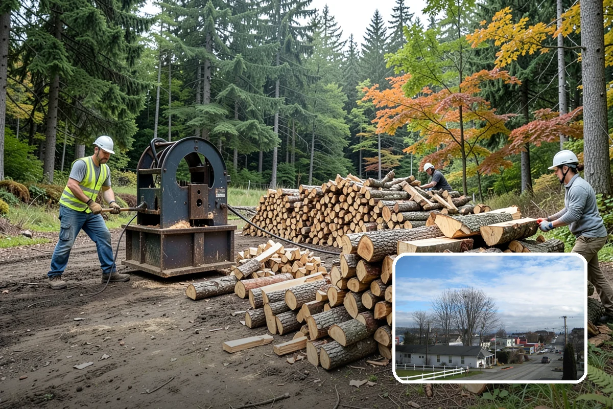 RV Campground Firewood in Langley, Island County, WA - Steady supply matched to guest traffic