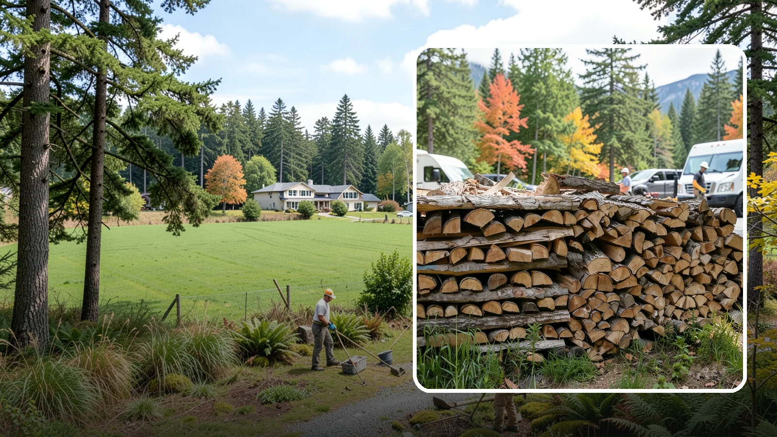 RV Campground Firewood in Lyman, Skagit County, WA - Bulk and bundled firewood supply for RV parks and campgrounds throughout the region.