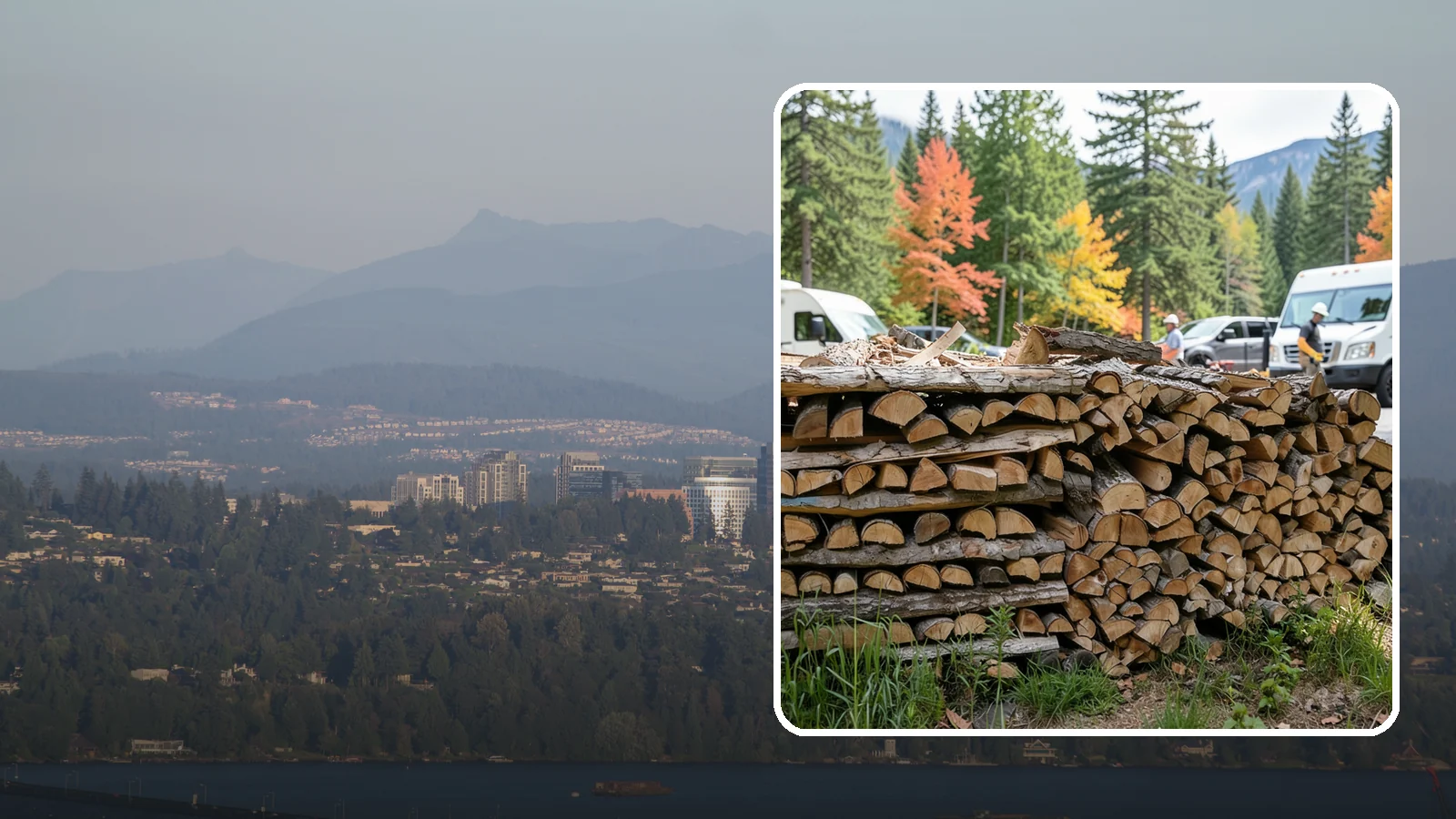 RV Campground Firewood in Medina, King County, WA - Bulk and bundled firewood supply for RV parks and campgrounds throughout the region.
