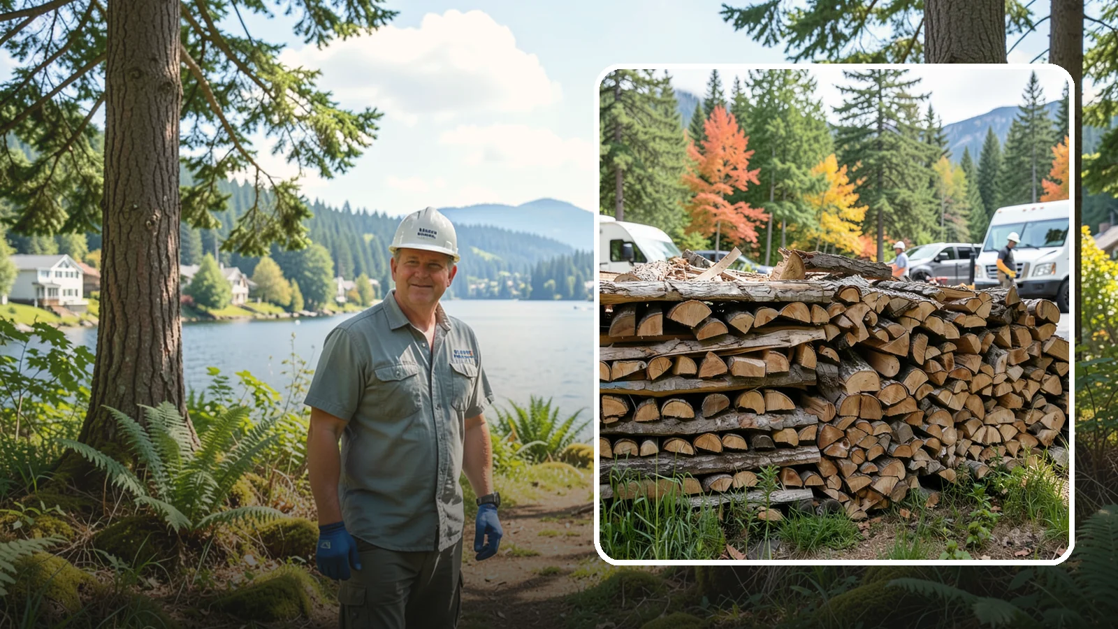 RV Campground Firewood in Milton, King County, WA - Bulk and bundled firewood supply for RV parks and campgrounds throughout the region.