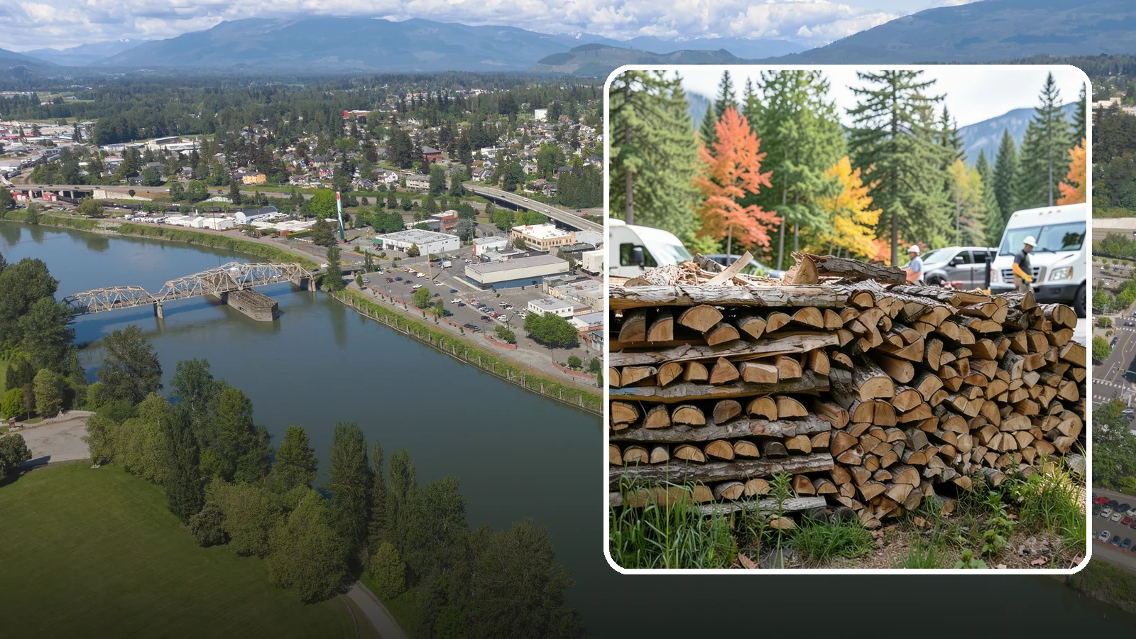 RV Campground Firewood in Mount Vernon, WA - Bulk and bundled firewood supply for RV parks and campgrounds throughout the region.