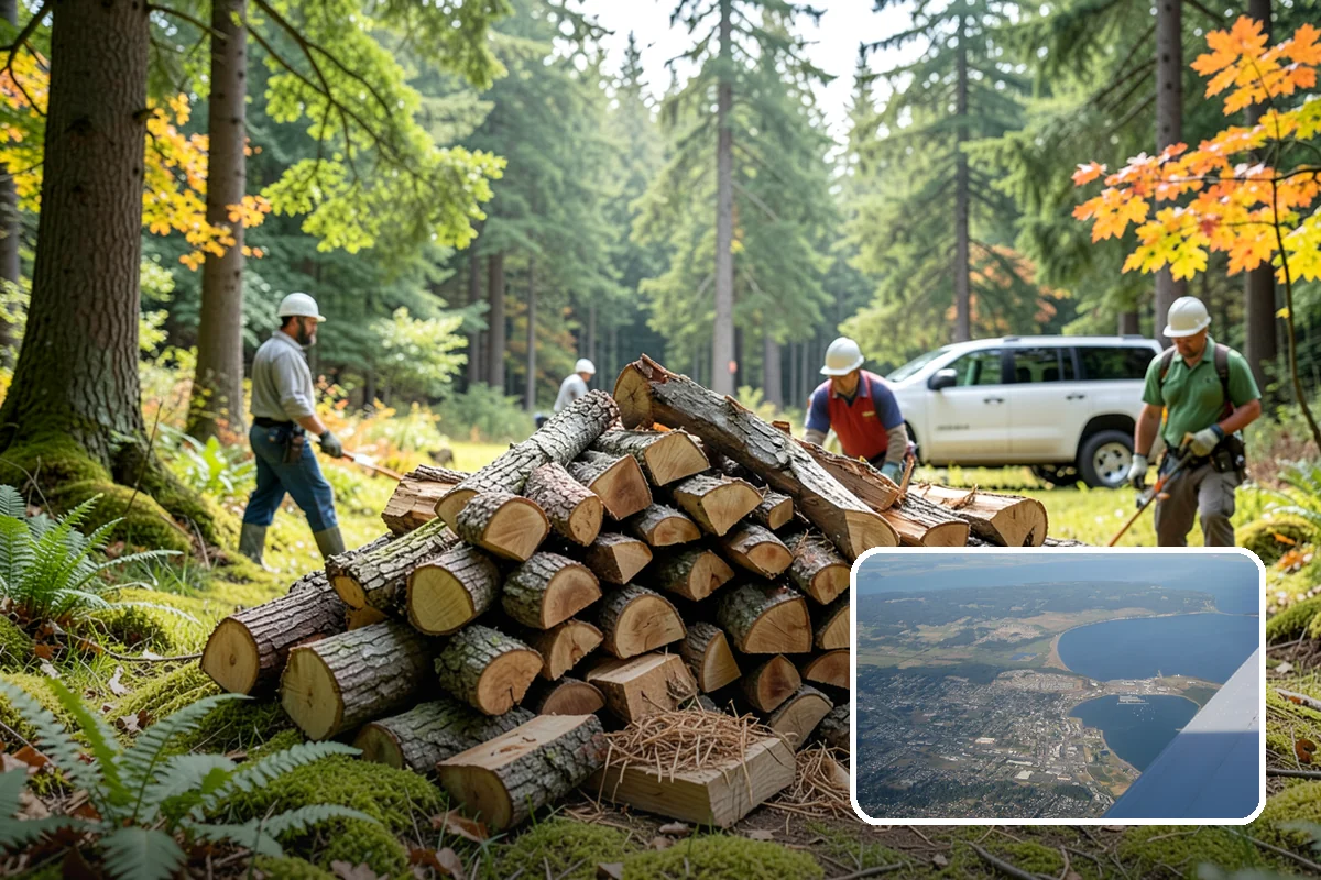 RV Campground Firewood in Oak Harbor, Island County, WA - Steady supply matched to guest traffic