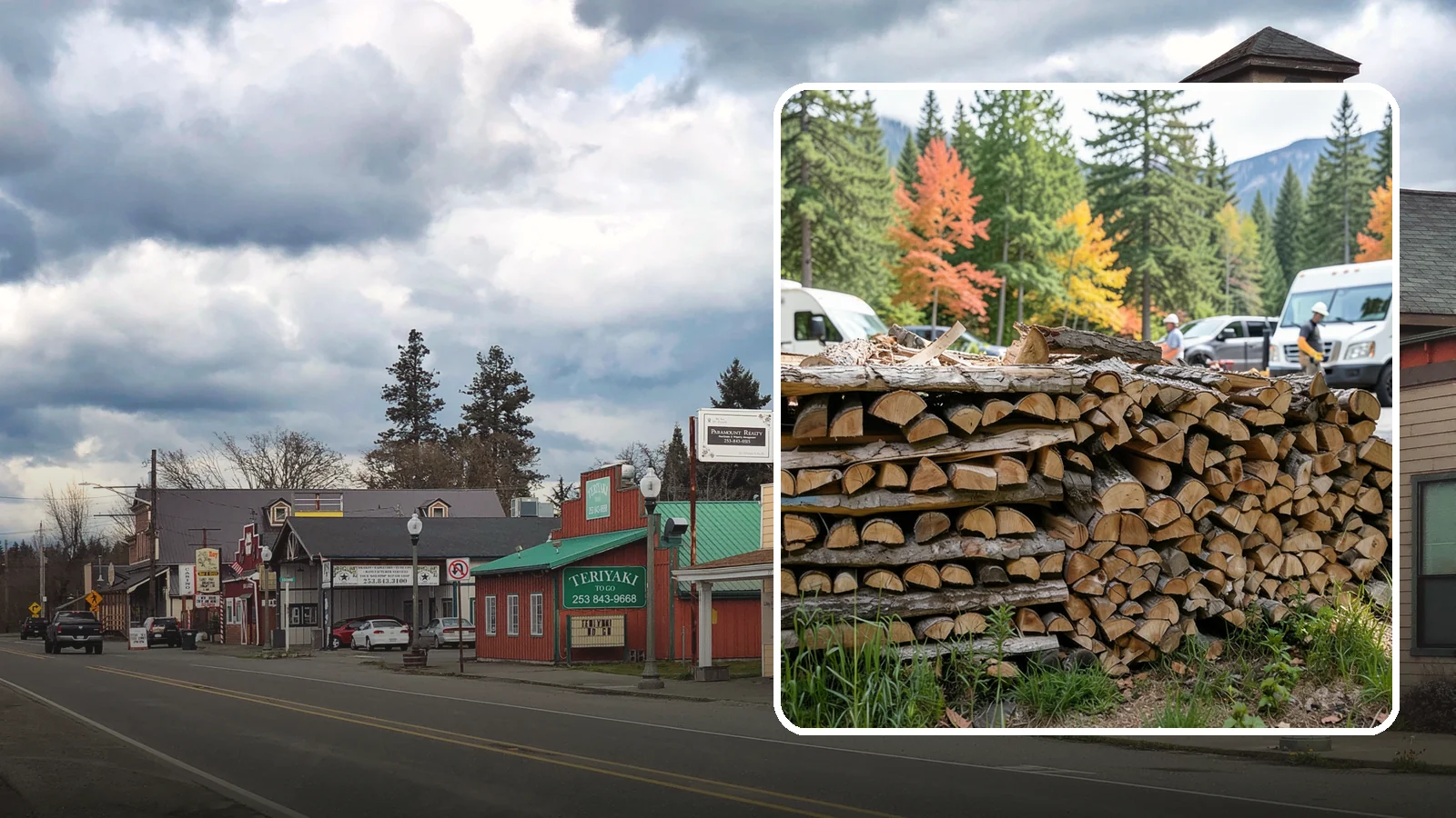 RV Campground Firewood in Roy, Pierce County, WA - Bulk and bundled firewood supply for RV parks and campgrounds throughout the region.