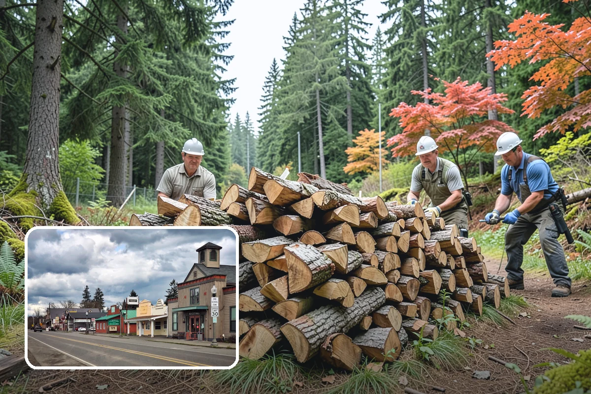 RV Campground Firewood in Roy, Pierce County, WA - Steady supply matched to guest traffic