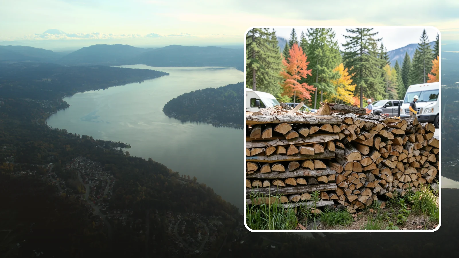 RV Campground Firewood in Sammamish, King County, WA - Bulk and bundled firewood supply for RV parks and campgrounds throughout the region.