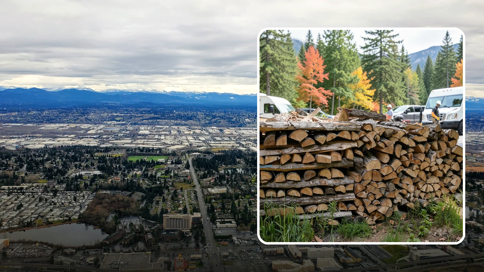 RV Campground Firewood in SeaTac, WA - Bulk and bundled firewood supply for RV parks and campgrounds throughout the region.