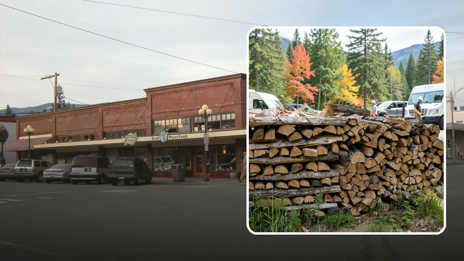 RV Campground Firewood in Sedro-Woolley, Skagit County, WA - Bulk and bundled firewood supply for RV parks and campgrounds throughout the region.