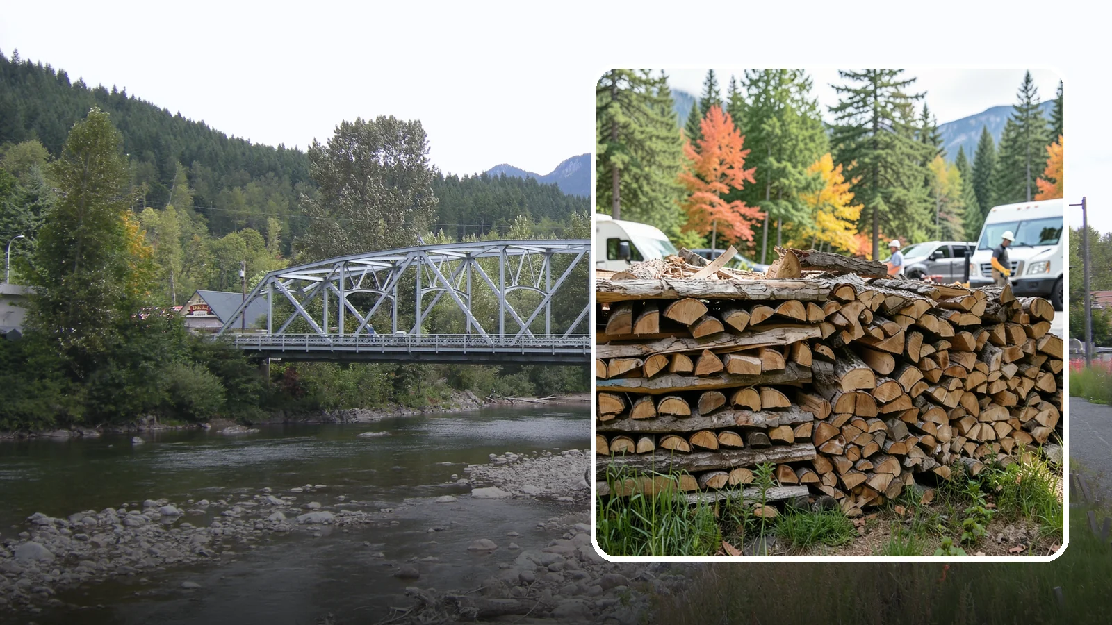 RV Campground Firewood in Skykomish, King County, WA - Bulk and bundled firewood supply for RV parks and campgrounds throughout the region.