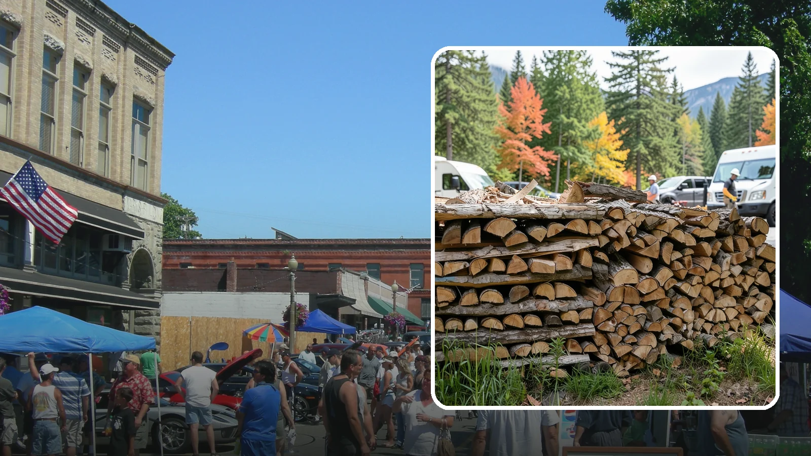 RV Campground Firewood in Snohomish, Snohomish County, WA - Bulk and bundled firewood supply for RV parks and campgrounds throughout the region.