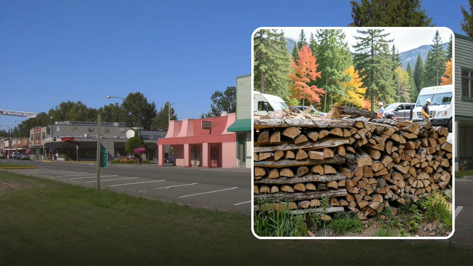 RV Campground Firewood in Snoqualmie, King County, WA - Bulk and bundled firewood supply for RV parks and campgrounds throughout the region.