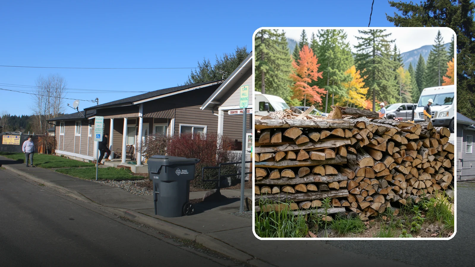 RV Campground Firewood in South Prairie, Pierce County, WA - Bulk and bundled firewood supply for RV parks and campgrounds throughout the region.