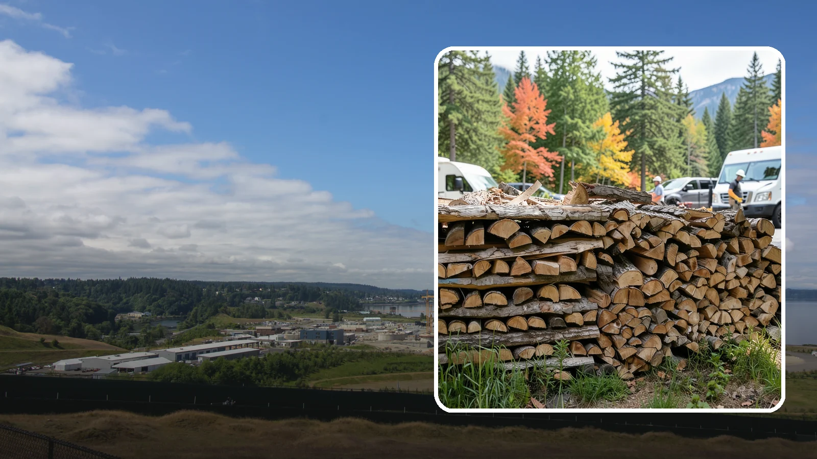 RV Campground Firewood in University Place, Pierce County, WA - Bulk and bundled firewood supply for RV parks and campgrounds throughout the region.