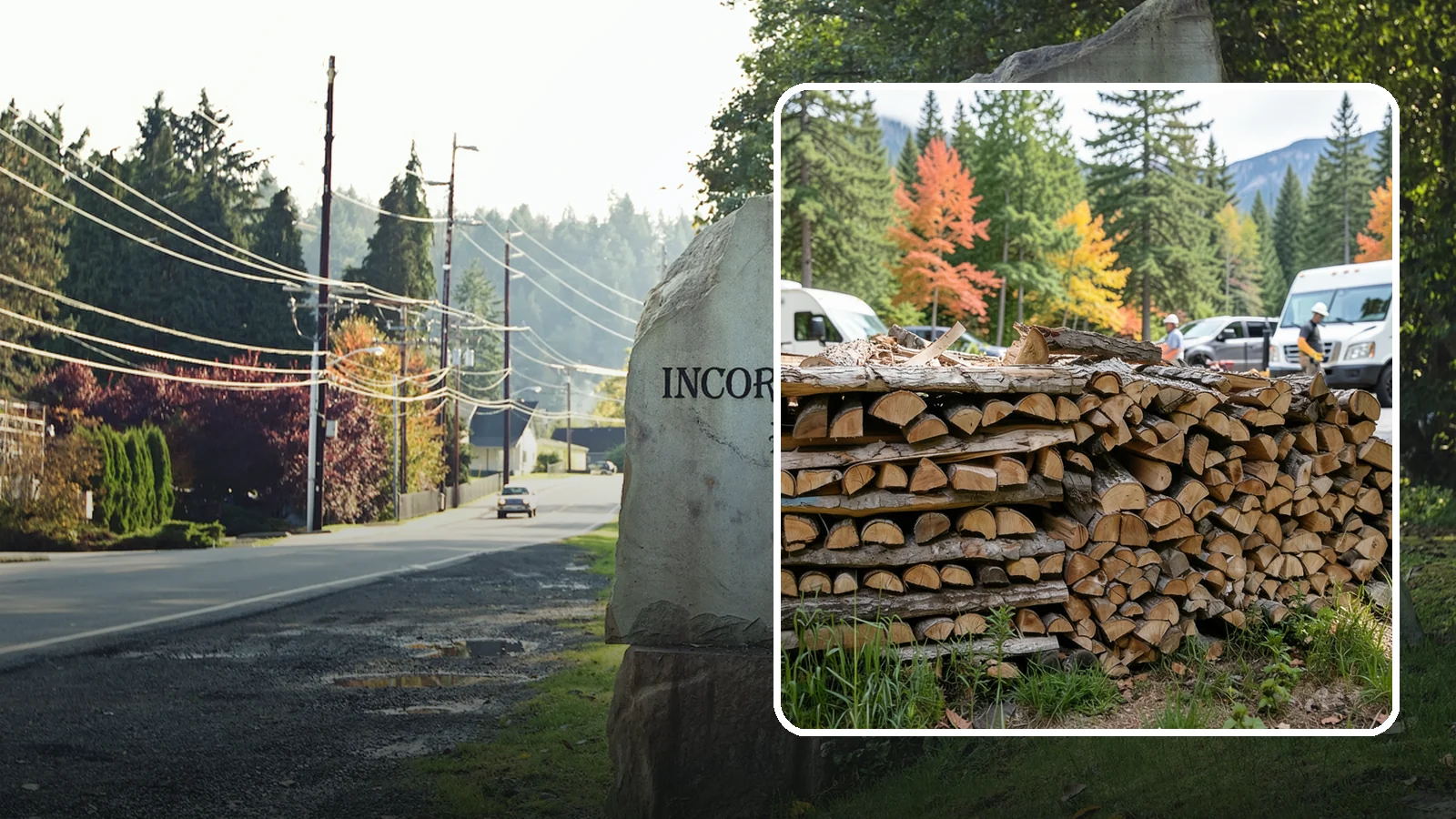 RV Campground Firewood in Wilkeson, Pierce County, WA - Bulk and bundled firewood supply for RV parks and campgrounds throughout the region.