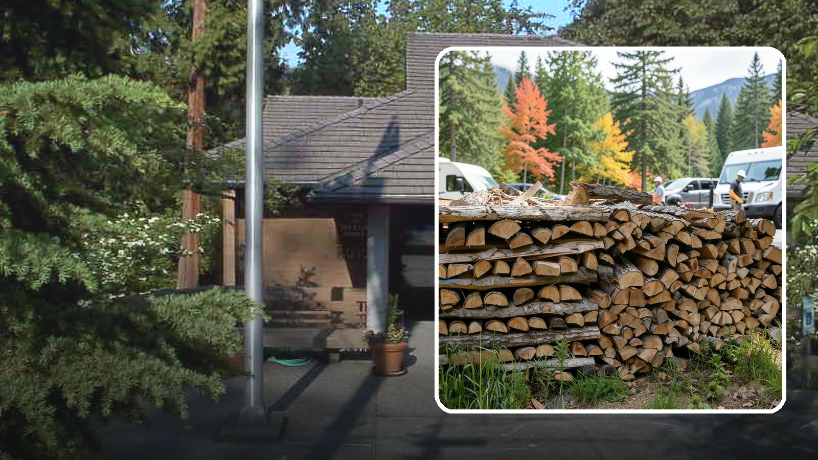 RV Campground Firewood in Yarrow Point, King County, WA - Bulk and bundled firewood supply for RV parks and campgrounds throughout the region.