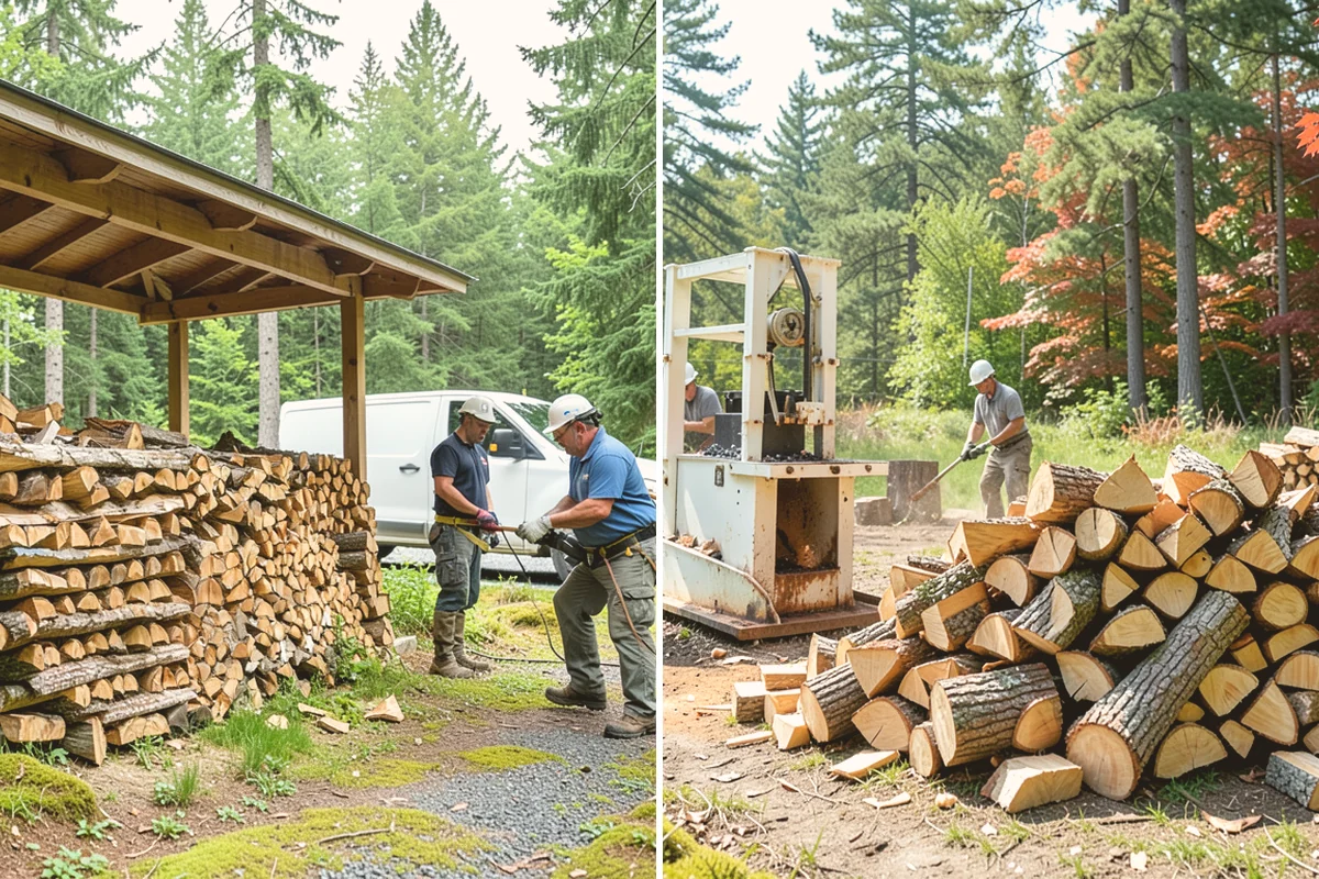Same-Day Firewood Delivery in Algona, King County, WA - You place a same-day order early in the day