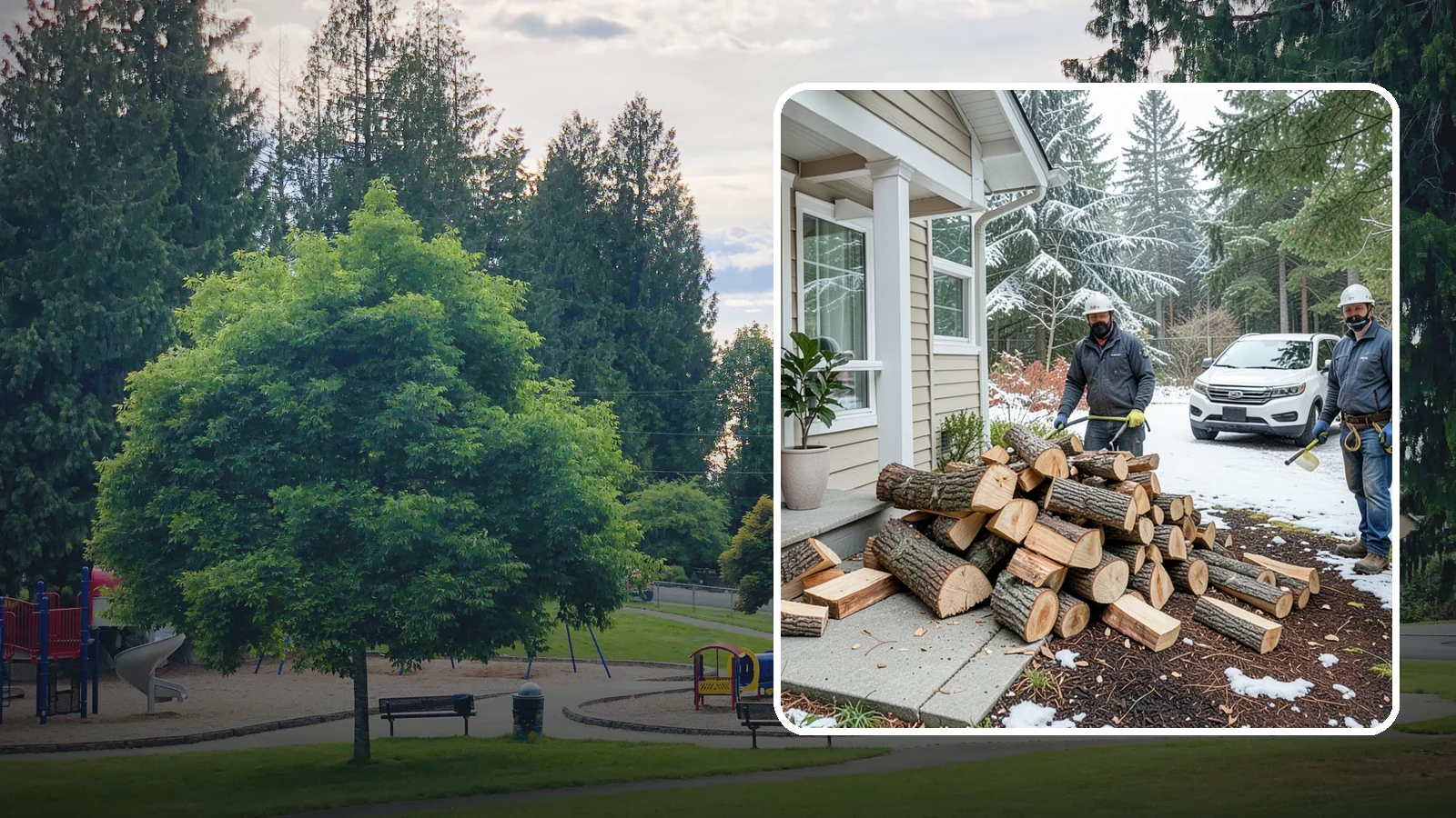 Same-Day Firewood Delivery in Bonney Lake, Pierce County, WA - Order in the morning and get seasoned firewood delivered the same day, so you never have to wait to stay warm.