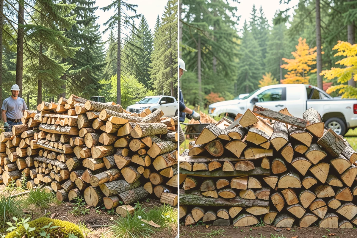 Same-Day Firewood Delivery in Bothell, King County, WA - You place a same-day order early in the day