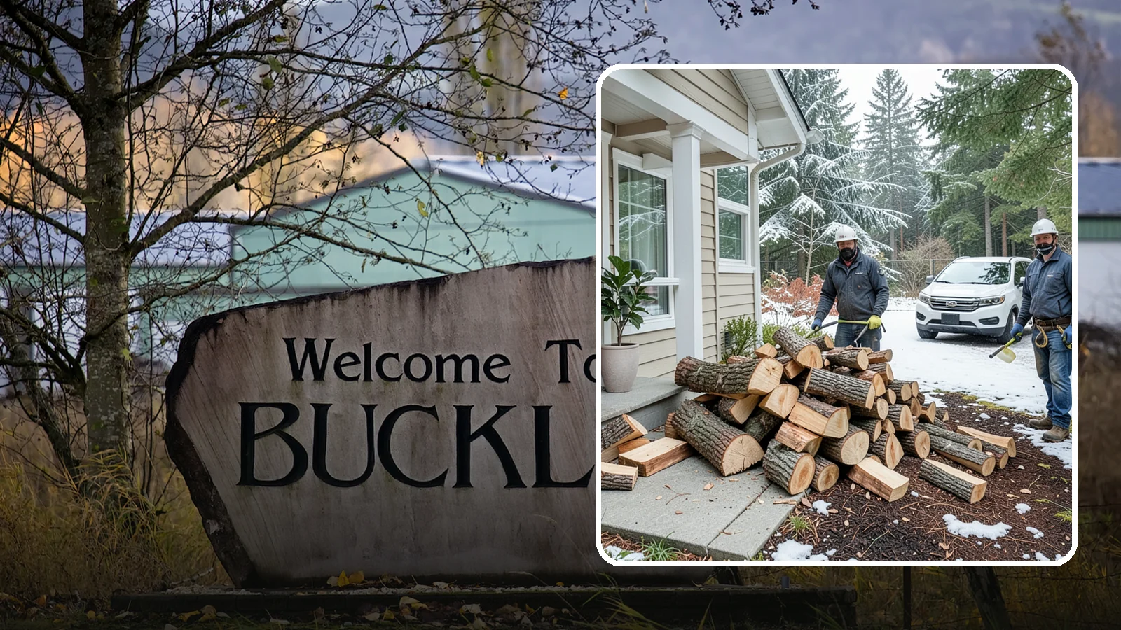 Same-Day Firewood Delivery in Buckley, Pierce County, WA - Order in the morning and get seasoned firewood delivered the same day, so you never have to wait to stay warm.
