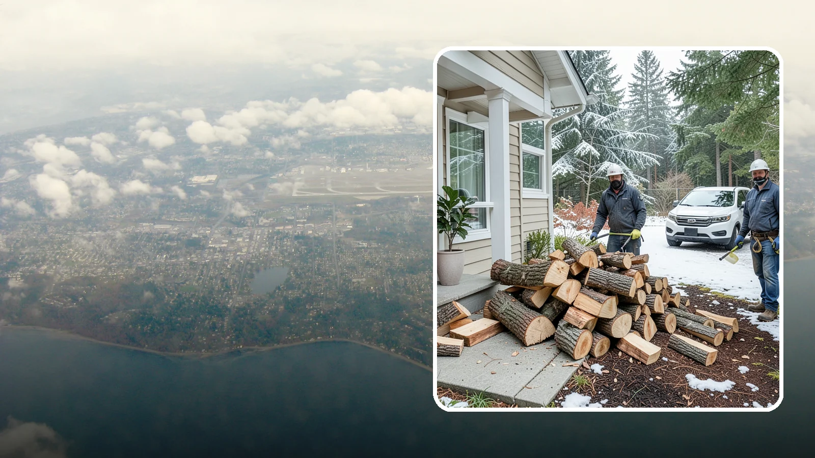 Same-Day Firewood Delivery in Burien, King County, WA - Order in the morning and get seasoned firewood delivered the same day, so you never have to wait to stay warm.