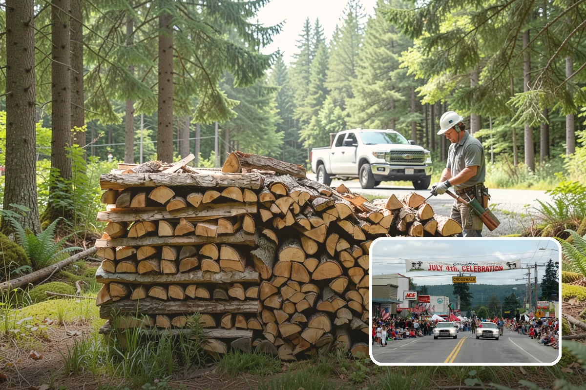 Same-Day Firewood Delivery in Carnation, King County, WA - Warmth the very same day you order