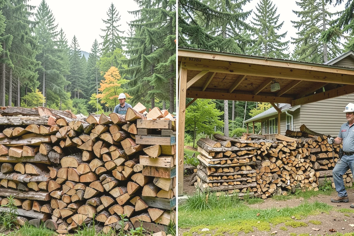 Same-Day Firewood Delivery in Carnation, King County, WA - You place a same-day order early in the day