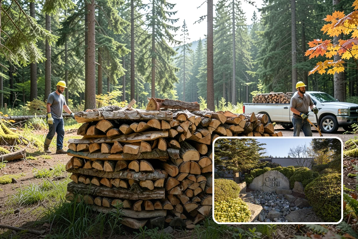 Same-Day Firewood Delivery in Clyde Hill, King County, WA - Warmth the very same day you order