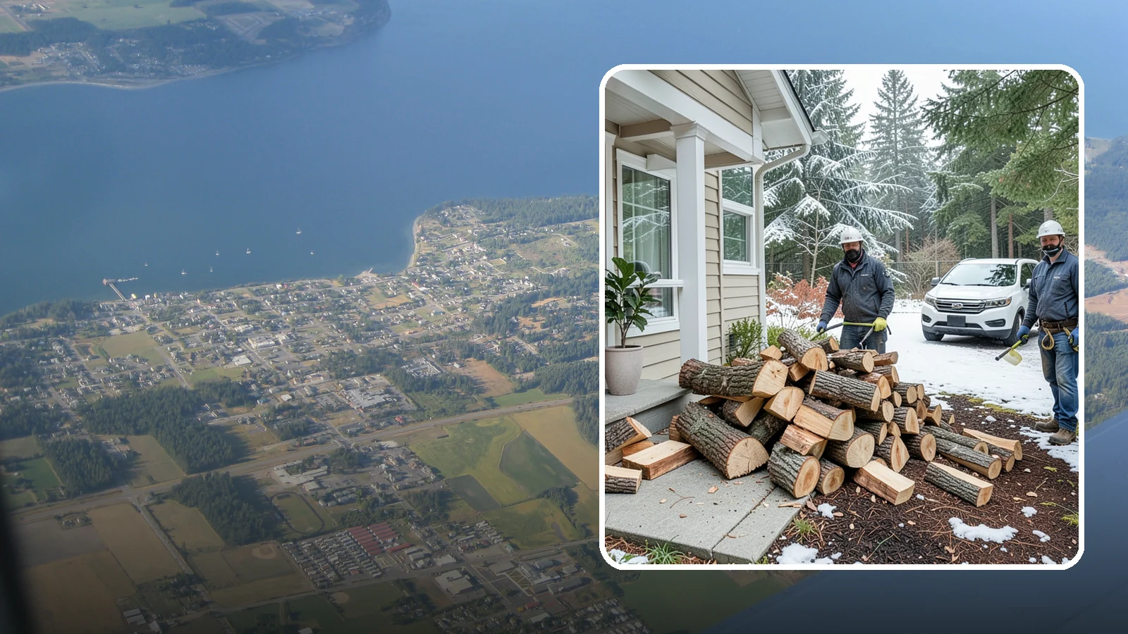Same-Day Firewood Delivery in Coupeville, Island County, WA - Order in the morning and get seasoned firewood delivered the same day, so you never have to wait to stay warm.