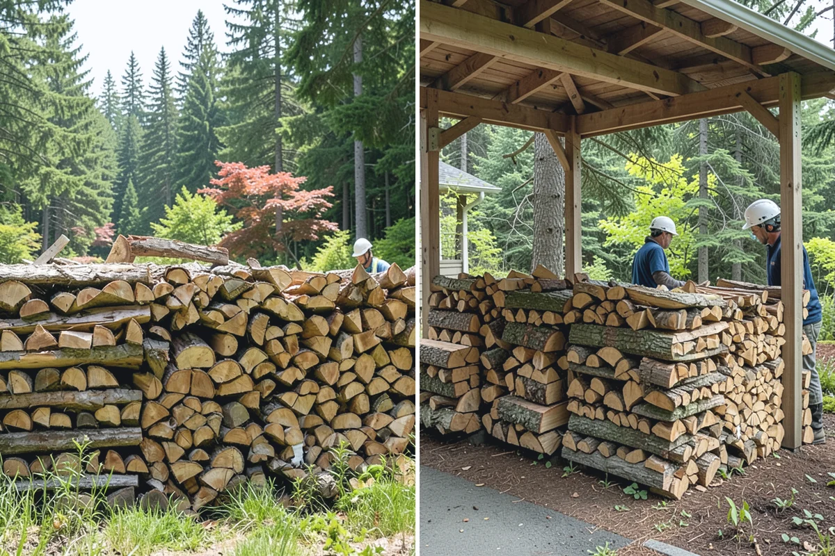 Same-Day Firewood Delivery in Coupeville, Island County, WA - You place a same-day order early in the day