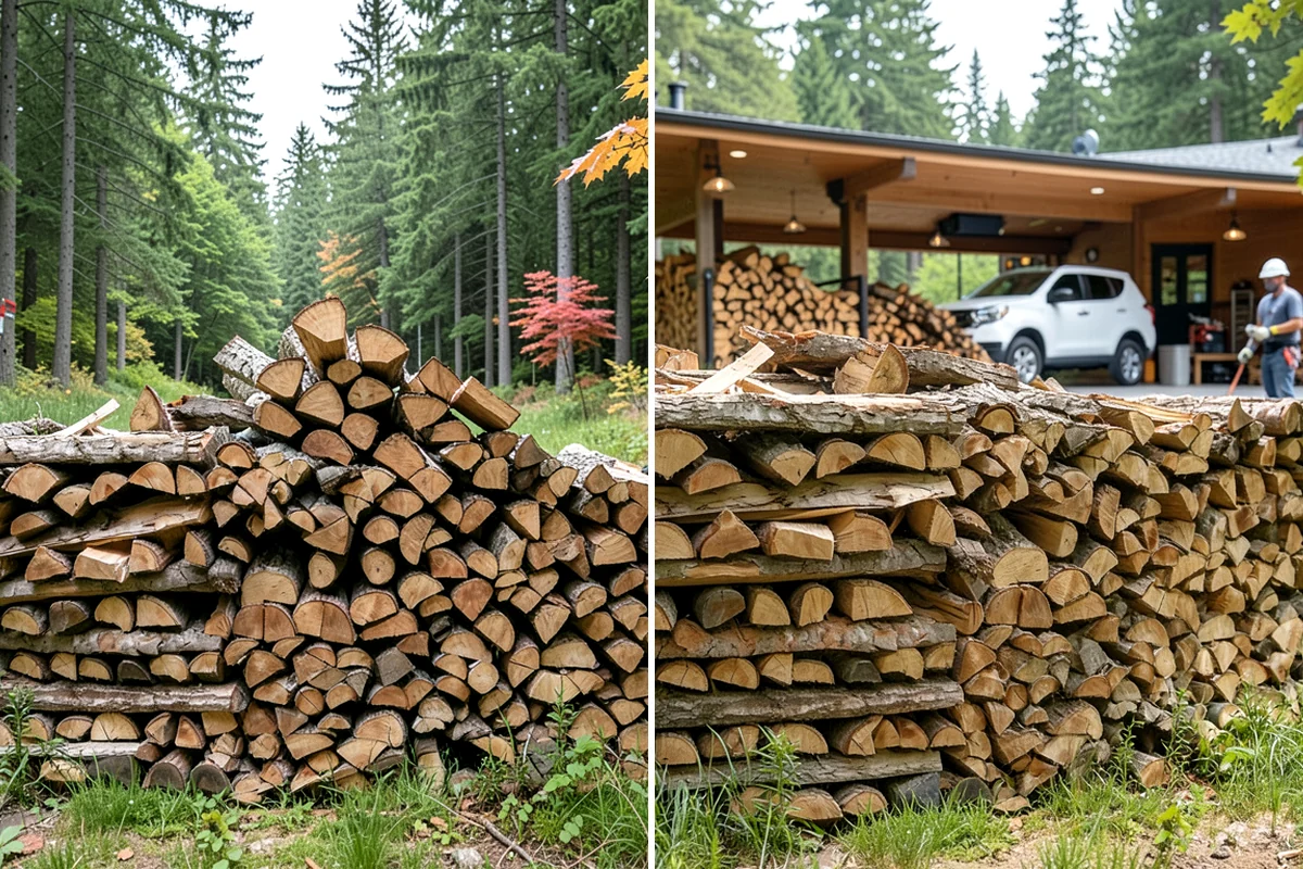 Same-Day Firewood Delivery in DuPont, Pierce County, WA - You place a same-day order early in the day