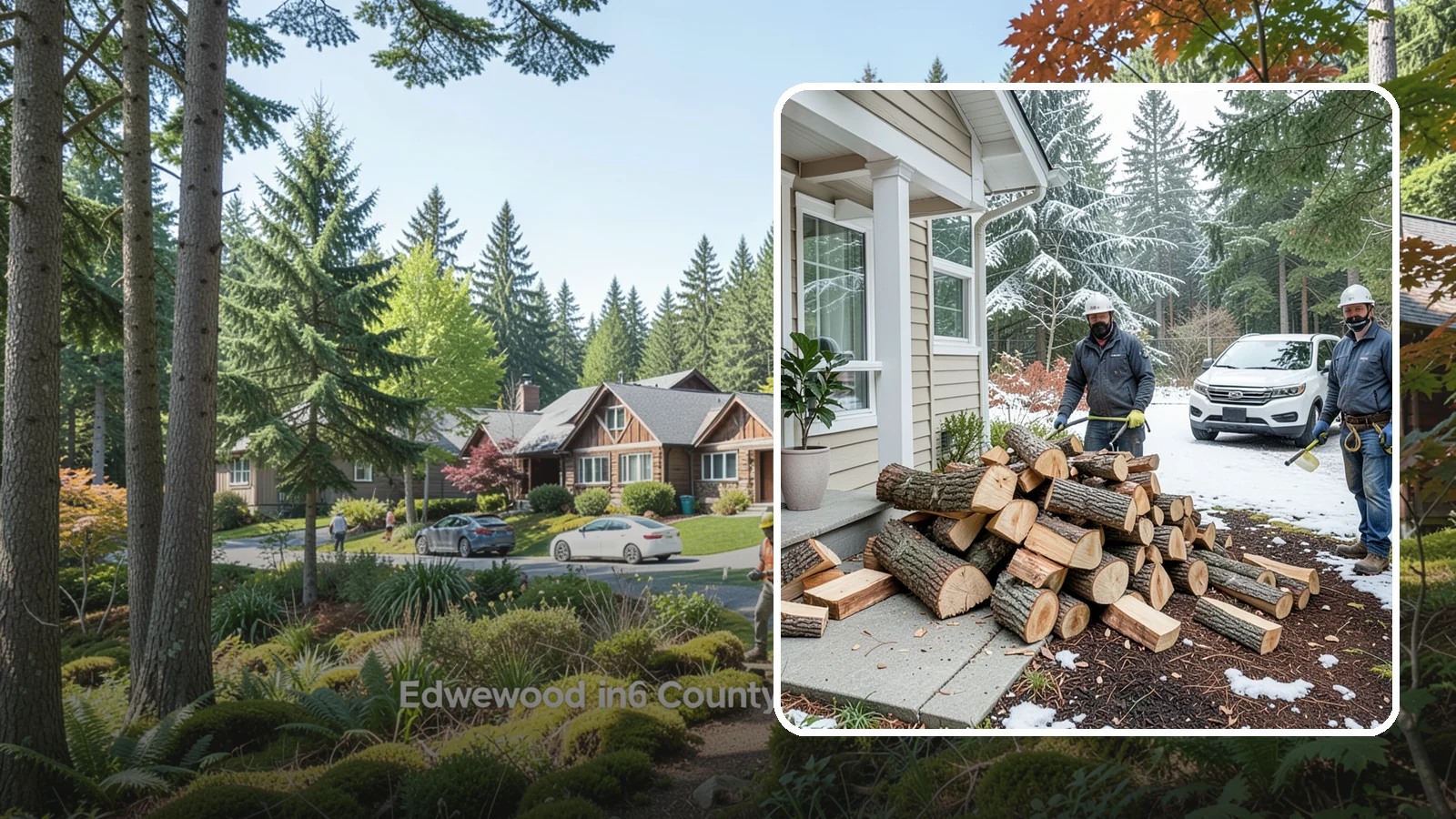 Same-Day Firewood Delivery in Edgewood, Pierce County, WA - Order in the morning and get seasoned firewood delivered the same day, so you never have to wait to stay warm.