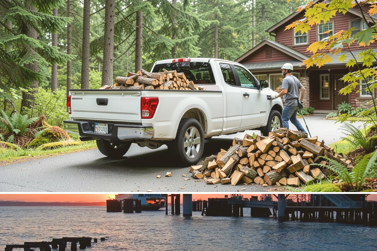 Same-Day Firewood Delivery in Edmonds, Snohomish County, WA - Same-day delivery is most useful during the heating season, and ordering early in the day improves your chances.