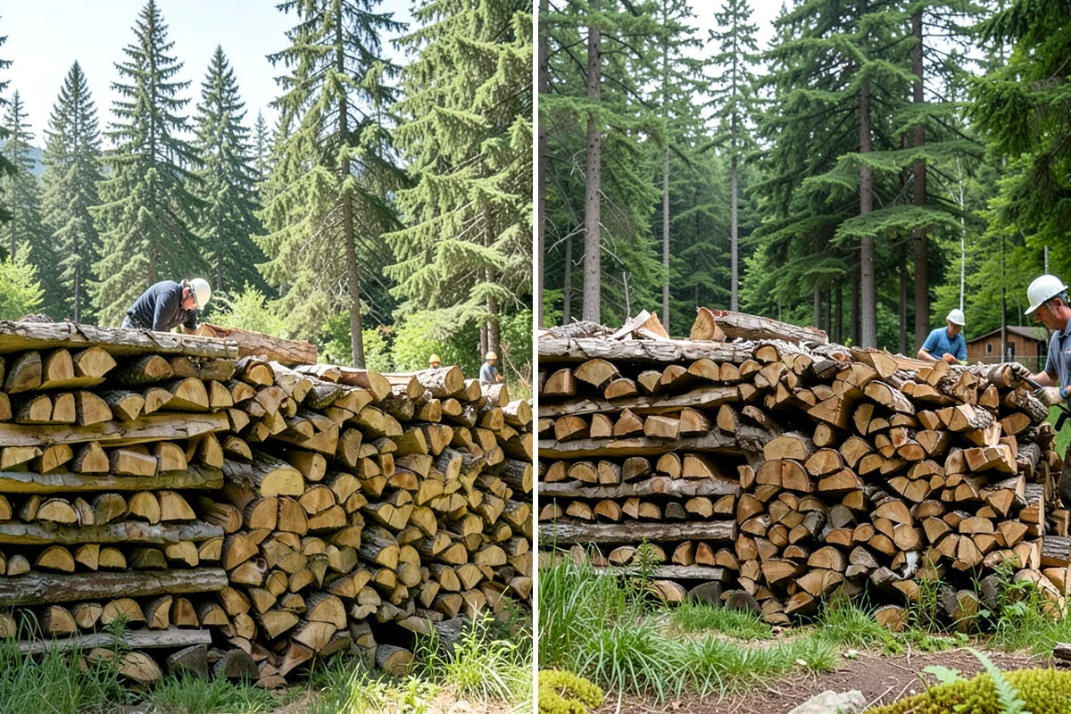 Same-Day Firewood Delivery in Enumclaw, King County, WA - You place a same-day order early in the day