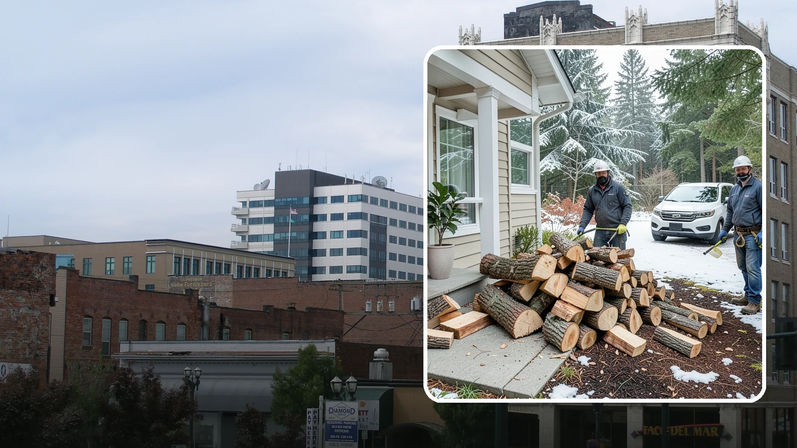 Same-Day Firewood Delivery in Everett, Snohomish County, WA - Order in the morning and get seasoned firewood delivered the same day, so you never have to wait to stay warm.