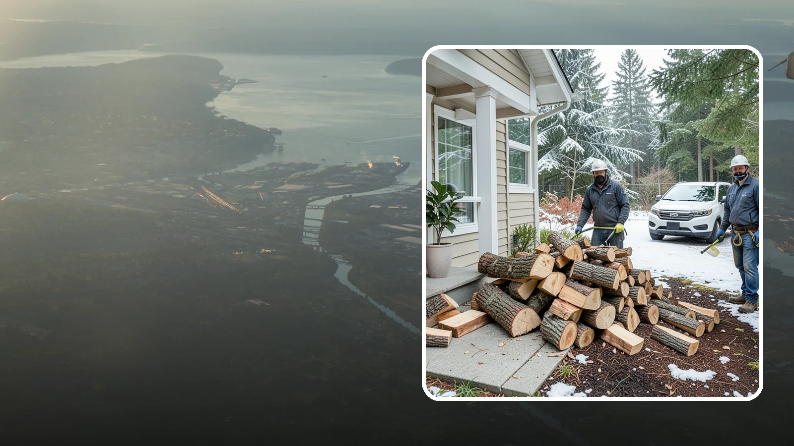 Same-Day Firewood Delivery in Fife, Pierce County, WA - Order in the morning and get seasoned firewood delivered the same day, so you never have to wait to stay warm.