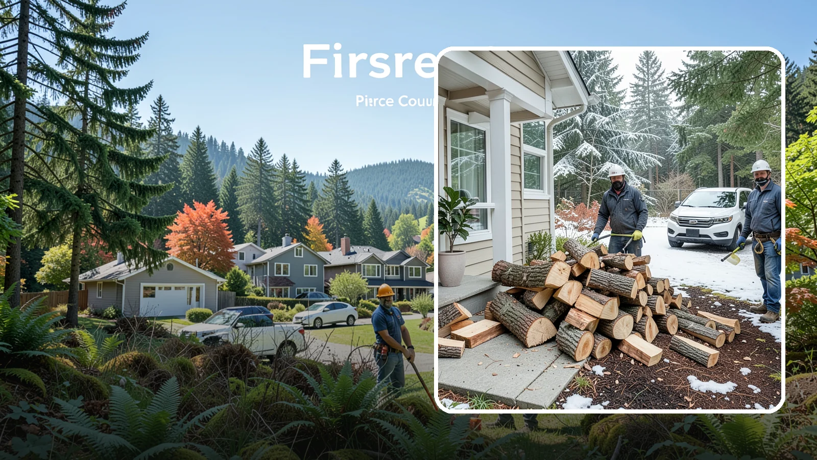 Same-Day Firewood Delivery in Fircrest, Pierce County, WA - Order in the morning and get seasoned firewood delivered the same day, so you never have to wait to stay warm.