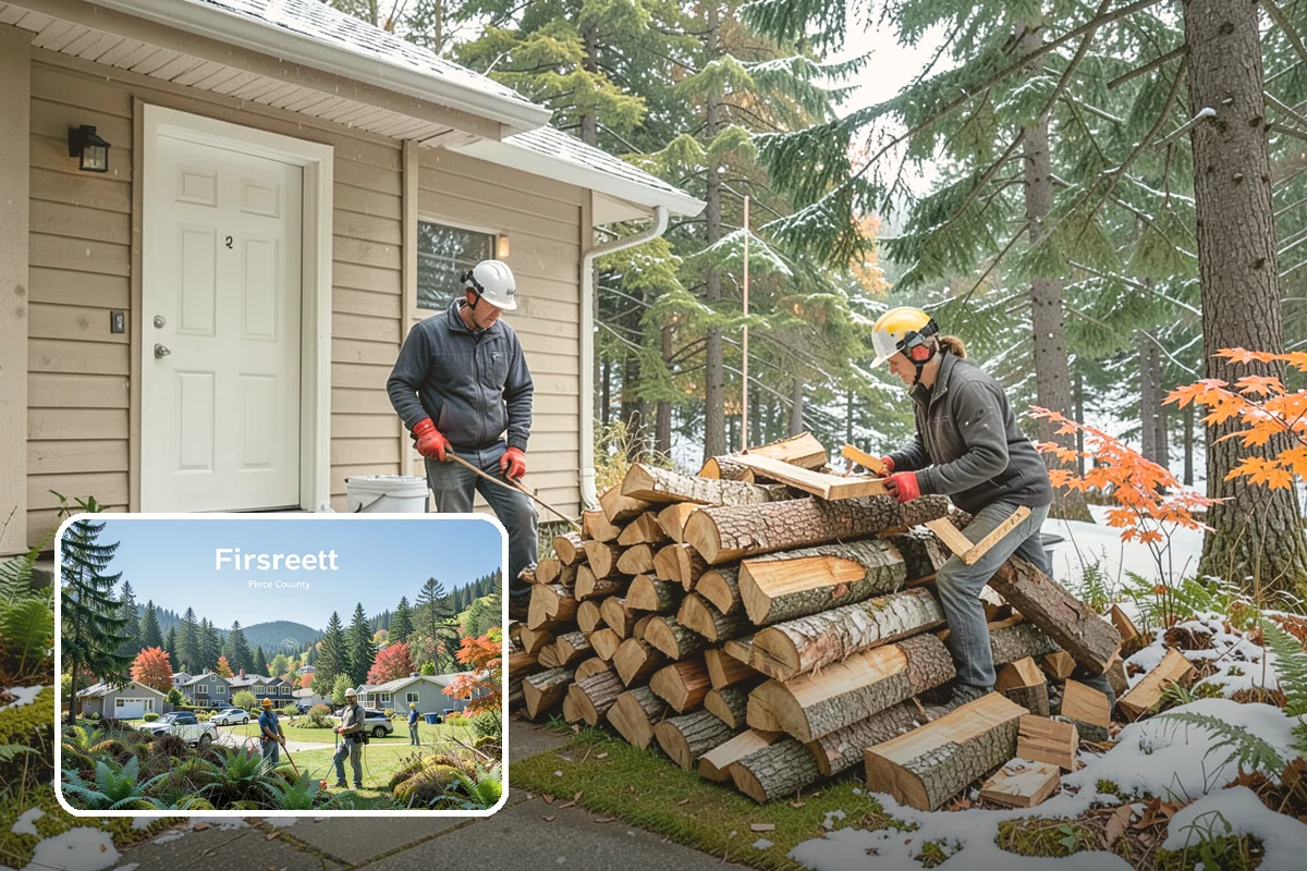 Same-Day Firewood Delivery in Fircrest, Pierce County, WA - Warmth the very same day you order