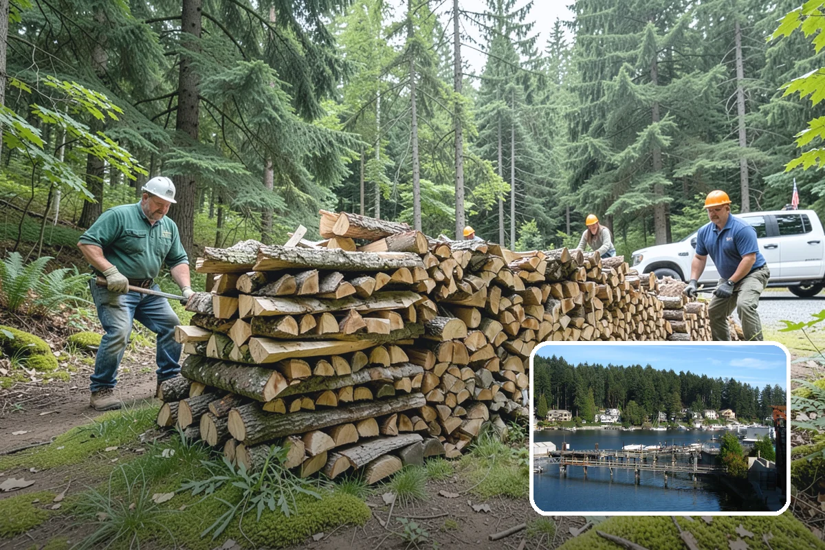 Same-Day Firewood Delivery in Gig Harbor, Pierce County, WA - Warmth the very same day you order