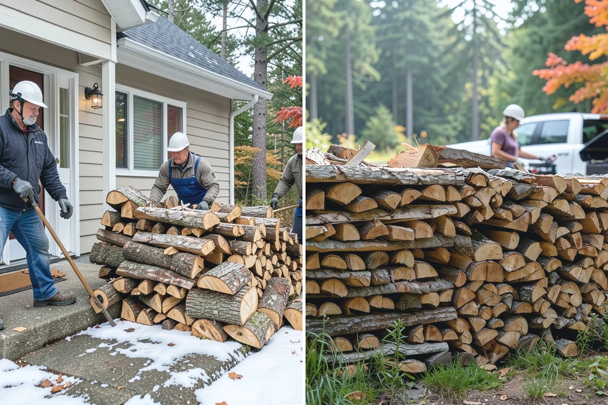 Same-Day Firewood Delivery in Granite Falls, Snohomish County, WA - You place a same-day order early in the day