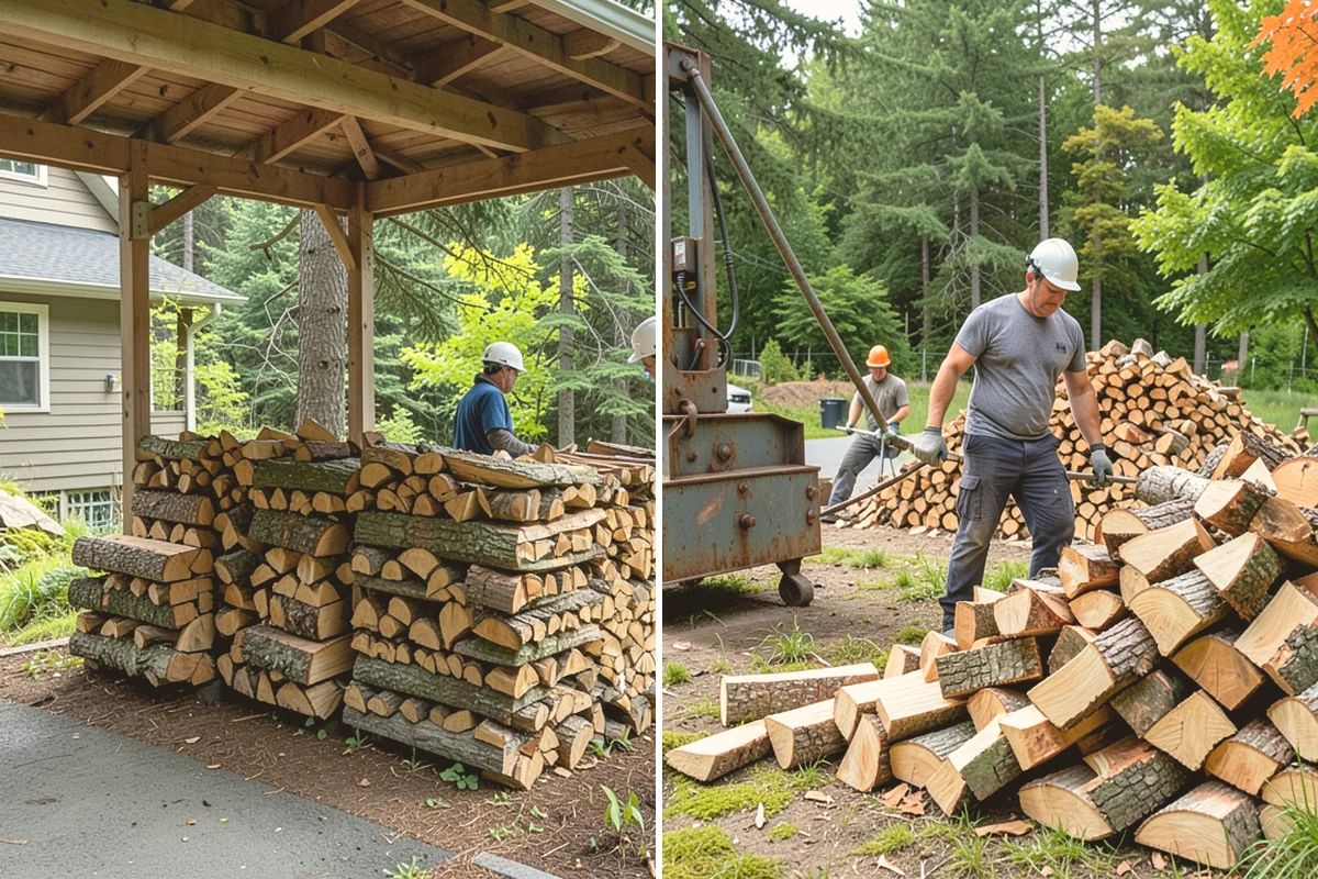 Same-Day Firewood Delivery in Index, Snohomish County, WA - You place a same-day order early in the day